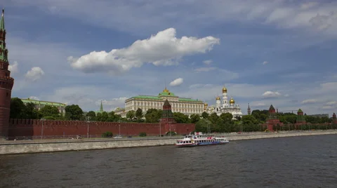  Time Lapse of Moscow Kremlin. Stock Footage 64384138