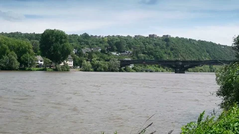 Time lapse of Mosel River, Germany Stock Footage 95405998