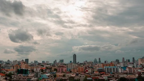 Time lapse motion of sky and cloudy movement Stock-Footage 106671102