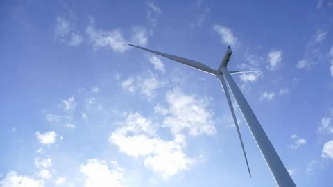 Time-lapse motion of Wind Turbine Stock Footage 76186259