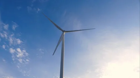 Time lapse motion of Wind Turbine Stock Footage 81265840
