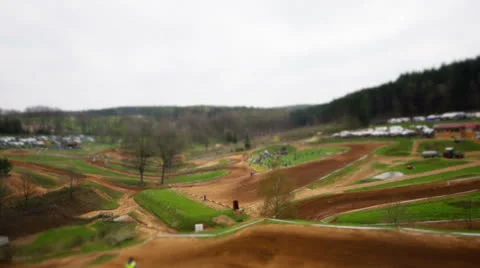 Time lapse Motocross Video stock 22995215