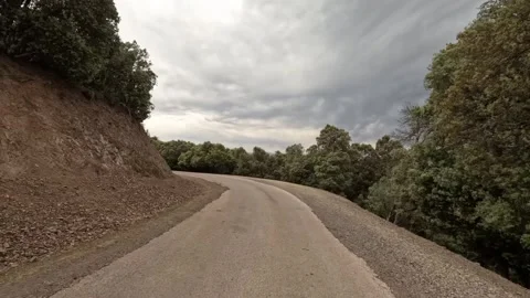 Time-lapse of the motorcycle driver  動画素材 245711738