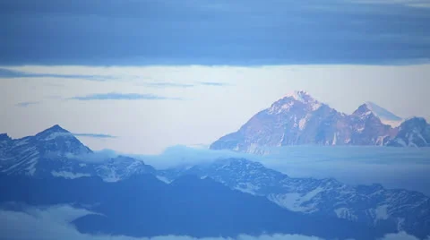 Time-lapse of Mount Everest Stock Footage 32422583
