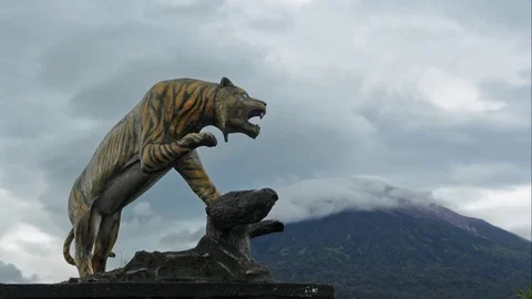 Time Lapse mount Kerinci Indonesia Stock Footage