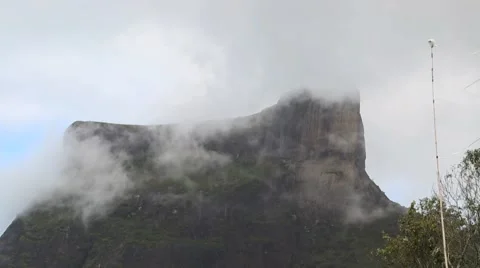 Time lapse of mountain and clouds Stock Footage 50981411