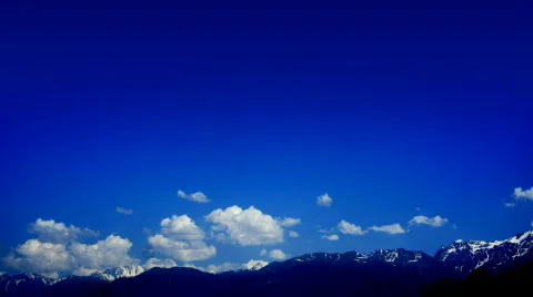 Time-lapse mountain Stock Footage 563165