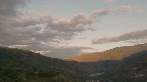 Time lapse from a mountain in the high jungle of Peru Video stock 202347030