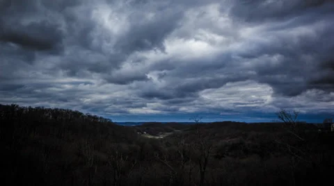 Time Lapse -  Mountain Overlook Stock Footage 39530758