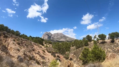 Time lapse of mountain range Stock Footage 115920398