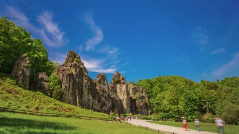 Time Lapse.  Mountain range in Germany. Stock Footage 155708520