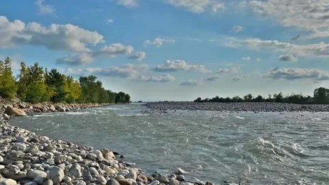 Time lapse mountain river Stock Footage 151194527