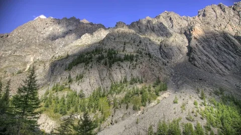 Time lapse of mountain side Stock-Footage 84146099