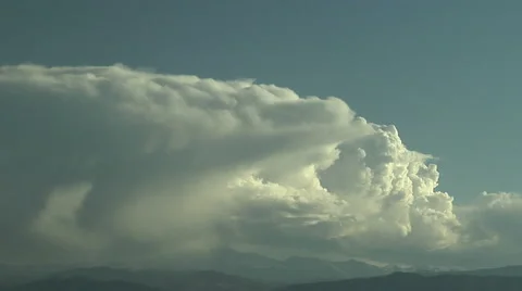 Time Lapse of Mountain Storms with Possible Flooding Stock Footage 54717855