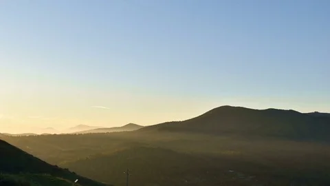 Time lapse mountain at sunsire 4K Stock Footage 83122971
