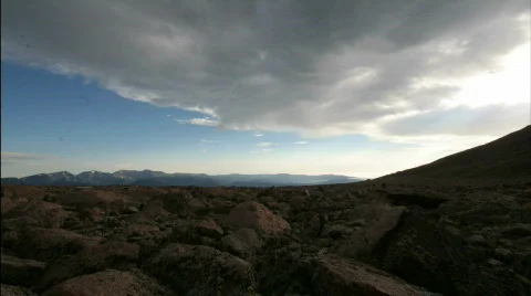 Time Lapse Mountain View Stock Footage 795216