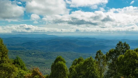 Time Lapse Mountain View from The Lump Overlook 1 Stock Footage 95410232