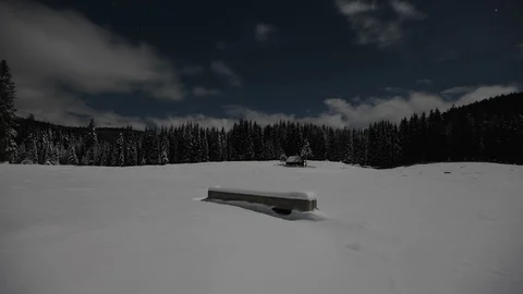 Time lapse of a mountain village Stock Footage 101751157