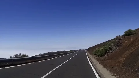 Time Lapse mountain winding road Stock Footage 71756751