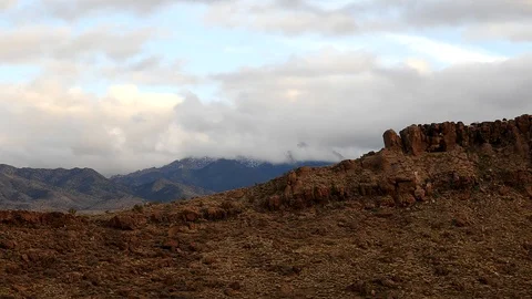 Time Lapse of Mountains and Clouds in Northern Arizona 스톡 동영상 101322011