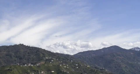 Time-Lapse of Mountains and Clouds Stock Footage 332616933