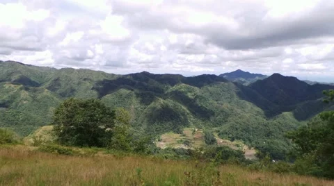 Time-lapse in the mountains of Ifugao Stock Footage 44524626