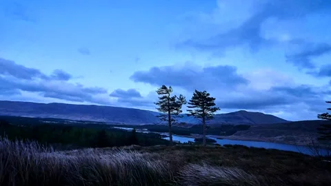 Time-lapse of mountains lake clouds landscape Vidéo 277532687
