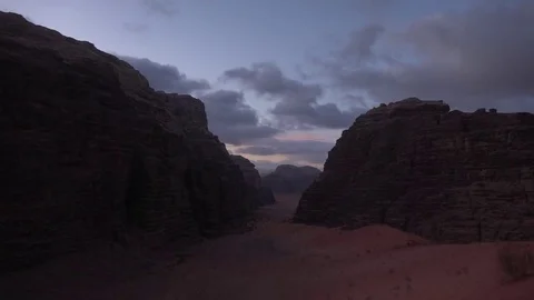 Time lapse of the mountains of Wadi Rum Stock-Footage 83446961