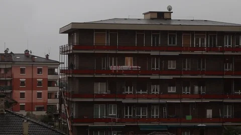 Time lapse of a move with the crane Stock Footage 119499044