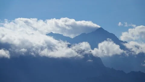 Time lapse. movement of clouds over the Tatras Mountains. Poland Stock Footage 265799654