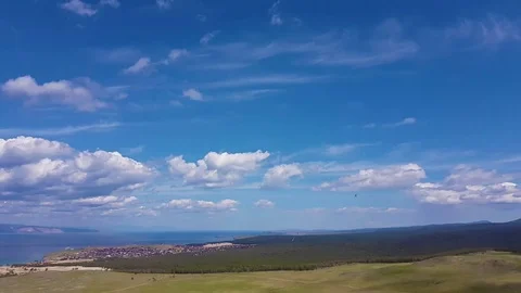 Time lapse of the movement of clouds in the sky Stock Footage 79097904