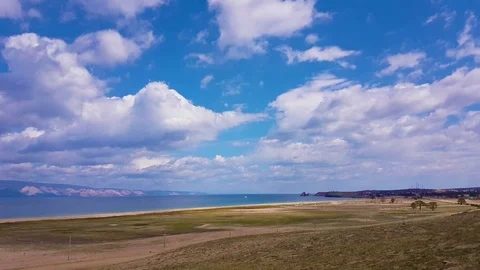 Time lapse of the movement of clouds in the sky Stock Footage 79098117