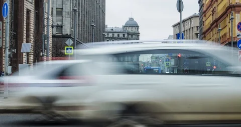 Time lapse of the movement of pedestrians Stock-Footage 129535096