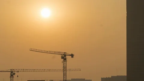 Time lapse of movement of the sun on the sky. Stock Footage 110921681