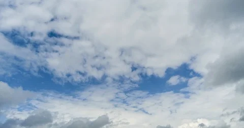 Time lapse of movement from the wind of clouds Stock-Footage 129631882