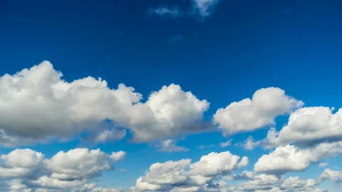 Time lapse of movement from the wind of clouds Stock-Footage 129633043