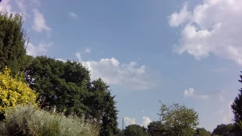 Time lapse of moving and forming of cumulus clouds Stock Footage 79716195