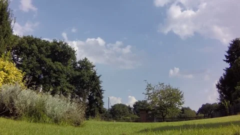 Time lapse of moving and forming of cumulus clouds Stock Footage 79717780