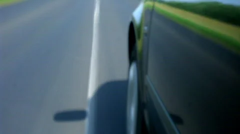 Time lapse from moving car I. Stock Footage 498844
