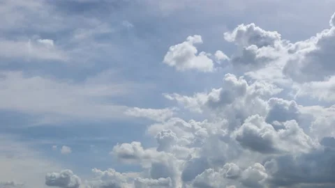 Time Lapse Of Moving Cloud From Blue Sky Stock Footage 133111918