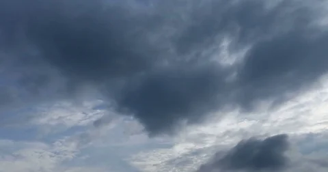 Time-lapse moving clouds above sky Stock Footage 81792269