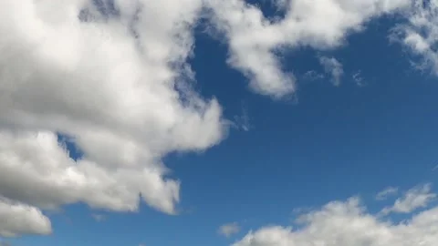 Time Lapse Moving Clouds On A Blue Sky Stock Footage 131387057