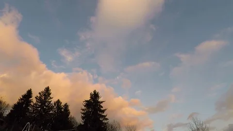 Time lapse of moving clouds Stock Footage 70207869