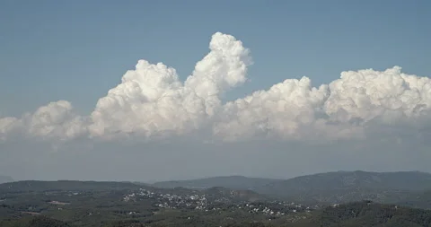 Time Lapse of moving clouds 스톡 동영상 162396264