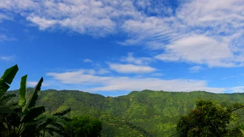 Time lapse Moving clouds in the mountain Stock Footage 155367266