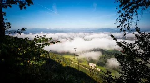 Time Lapse - Moving Fog 스톡 동영상 46209331