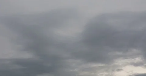 Time-lapse moving rain clouds above dramatic dark sky Stock Footage 81264575