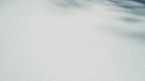 Time lapse of moving shadows on the snow, close up. Видео 336003667