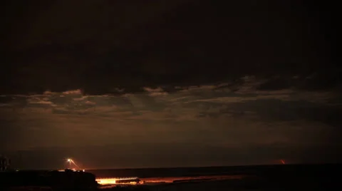 Time-lapse of moving sky Stock Footage 22542660