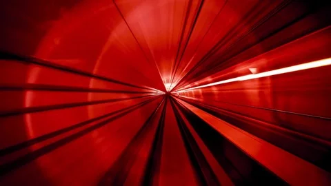 Time Lapse - Moving through a tunnel. Motion blur. Technology related concept. Stock Footage 78316245